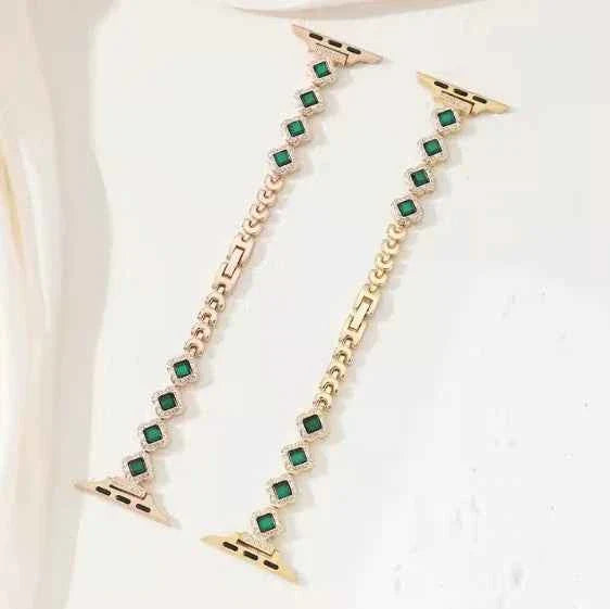 أساور ساعات معدنية من الألماس