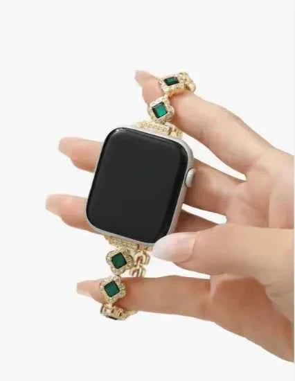 أساور ساعات معدنية من الألماس