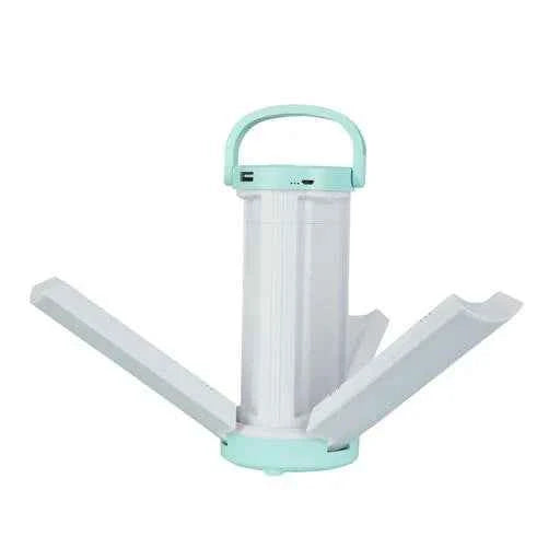 كشاف طوارئ LED يدوي قابل لإعادة الشحن