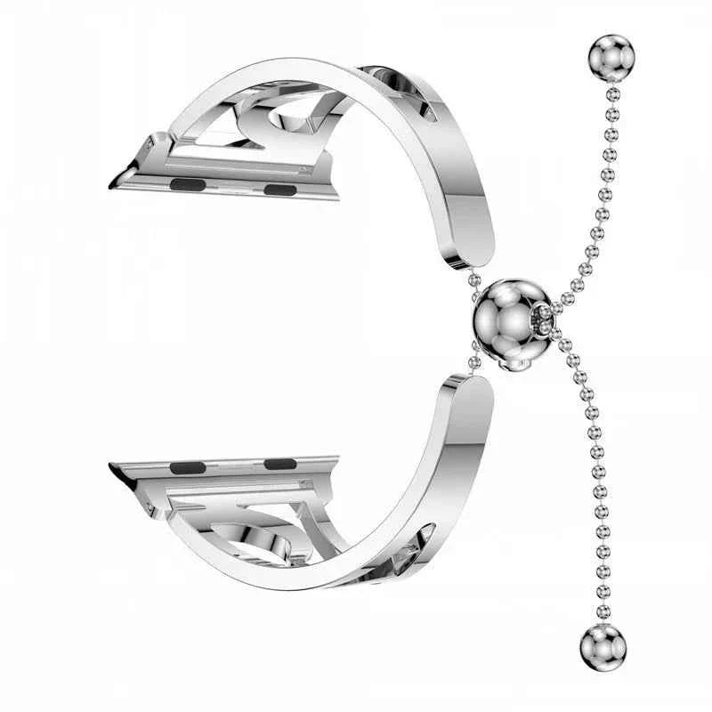 أساور ساعات من الفولاذ المقاوم للصدأ قابلة للتعديل – لسلسلة آي ووتش